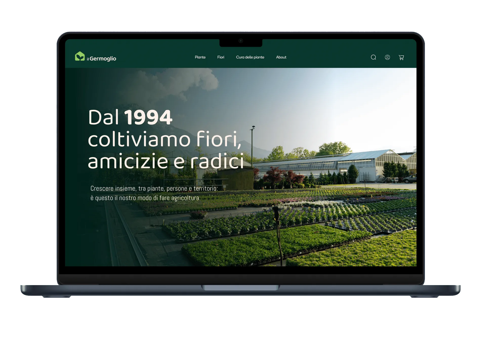 Il Germoglio Website Mockup
